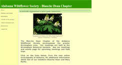 Desktop Screenshot of alabamawildflower.org
